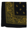 Bandana juoda geltona 