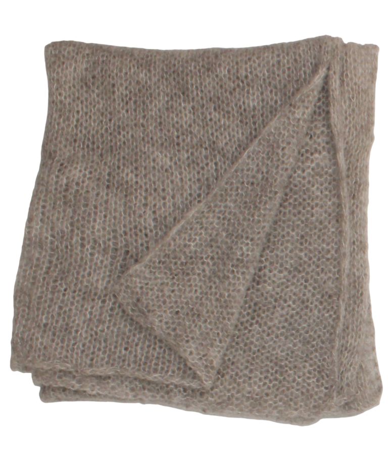 Alpakos ir šilko megztas šalikas (BRA3)