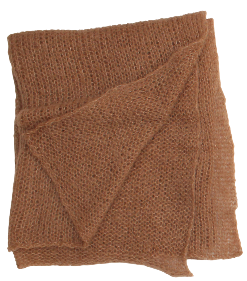 Alpakos ir šilko megztas šalikas (BRA36)