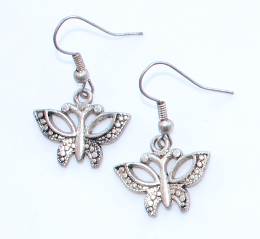 Auskarai drugeliai 2