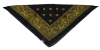 Bandana juoda geltona 