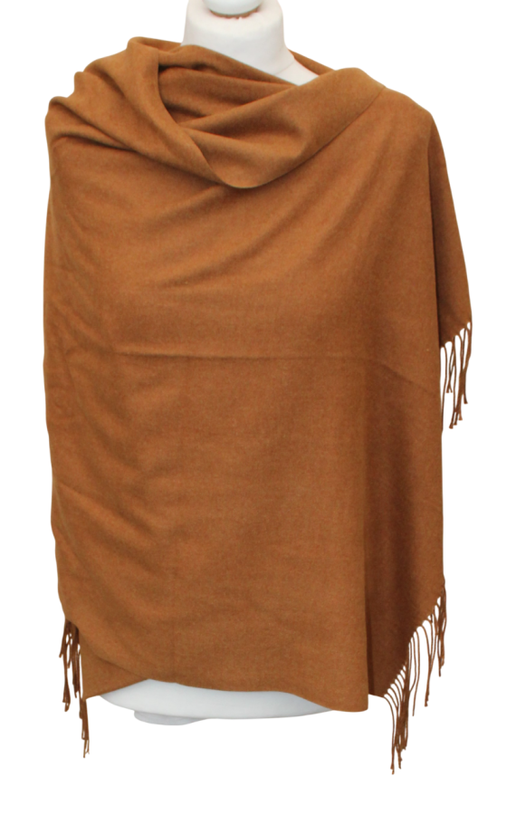 Rudas šiltas minkštas šalikas s864