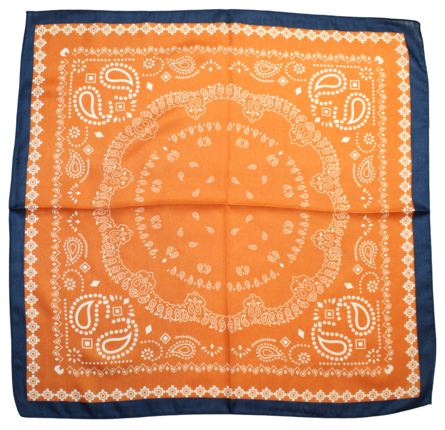 Medvilninė skarelė, oranžinė s913