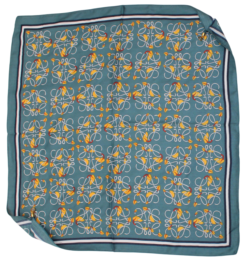 Medvilninė skarelė su magnetiniu užsegimu (65x65 cm) s975 Medvilninė skarelė su magnetiniu užsegimu (65x65 cm) s975