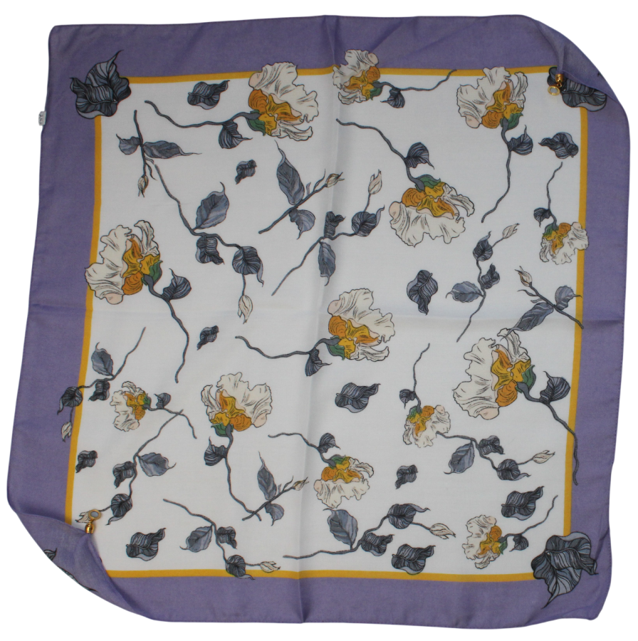 Medvilninė skarelė su magnetiniu užsegimu alyvų s935