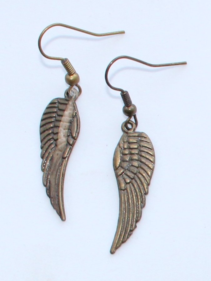 Tamsūs sparnai, auskarai