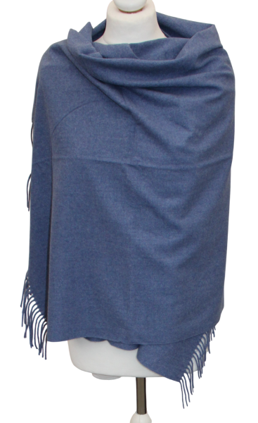 Džinsinis vidutinio storumo šiltas šalikas s886