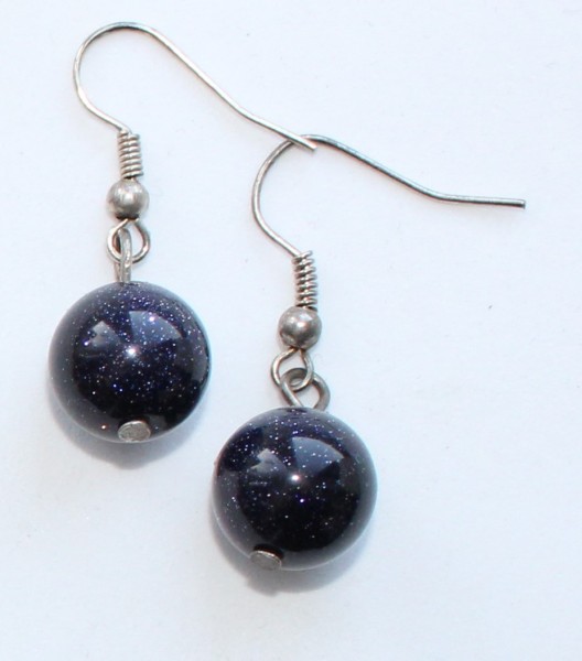 Auskarai Mėlynas smėlio akmuo