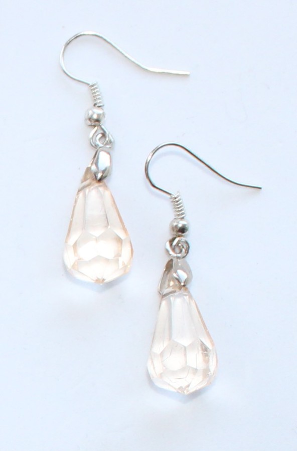 Auskarai Rusvas kristalas