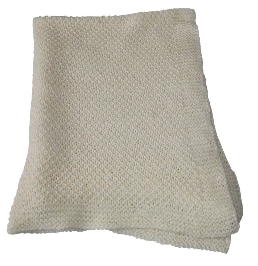 Rankų darbo vilnonis mezgtas vaikiškas pledas 70*90 cm