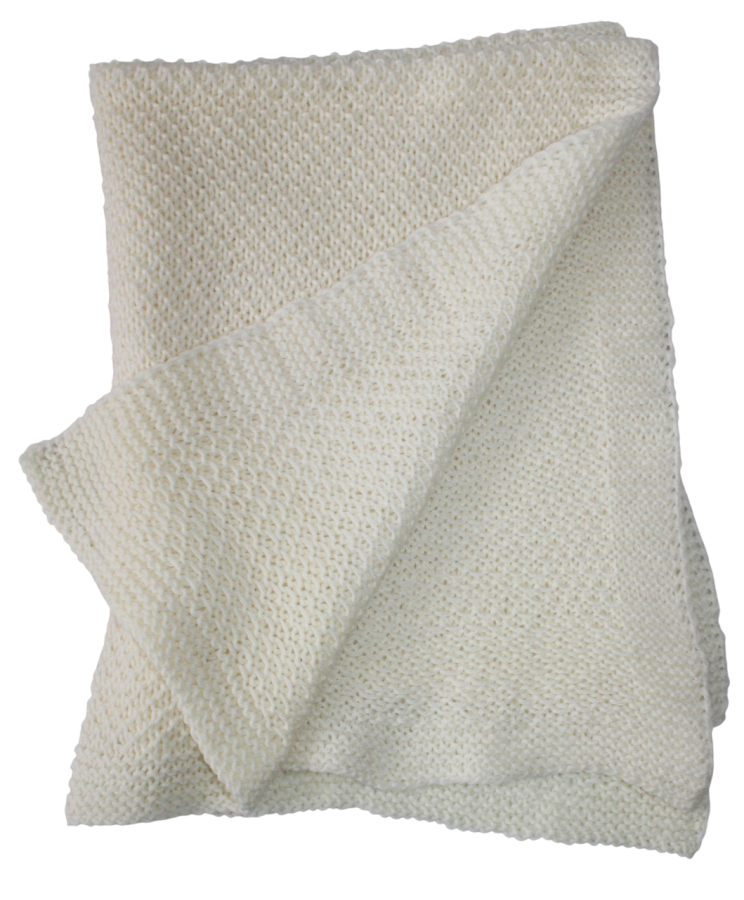 Rankų darbo vilnonis mezgtas vaikiškas pledas 70*90 cm