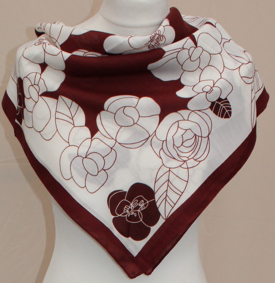 Medvilninė skarelė su magnetiniu užsegimu s805