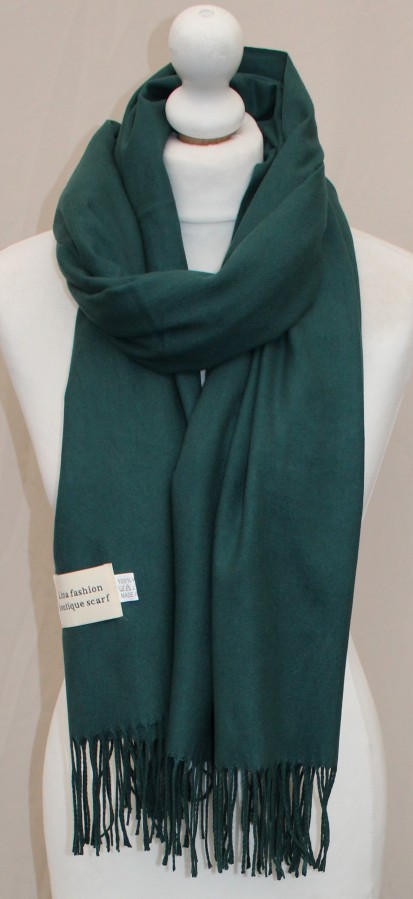 Mėtinis vidutinio storumo šiltas šalikas s883