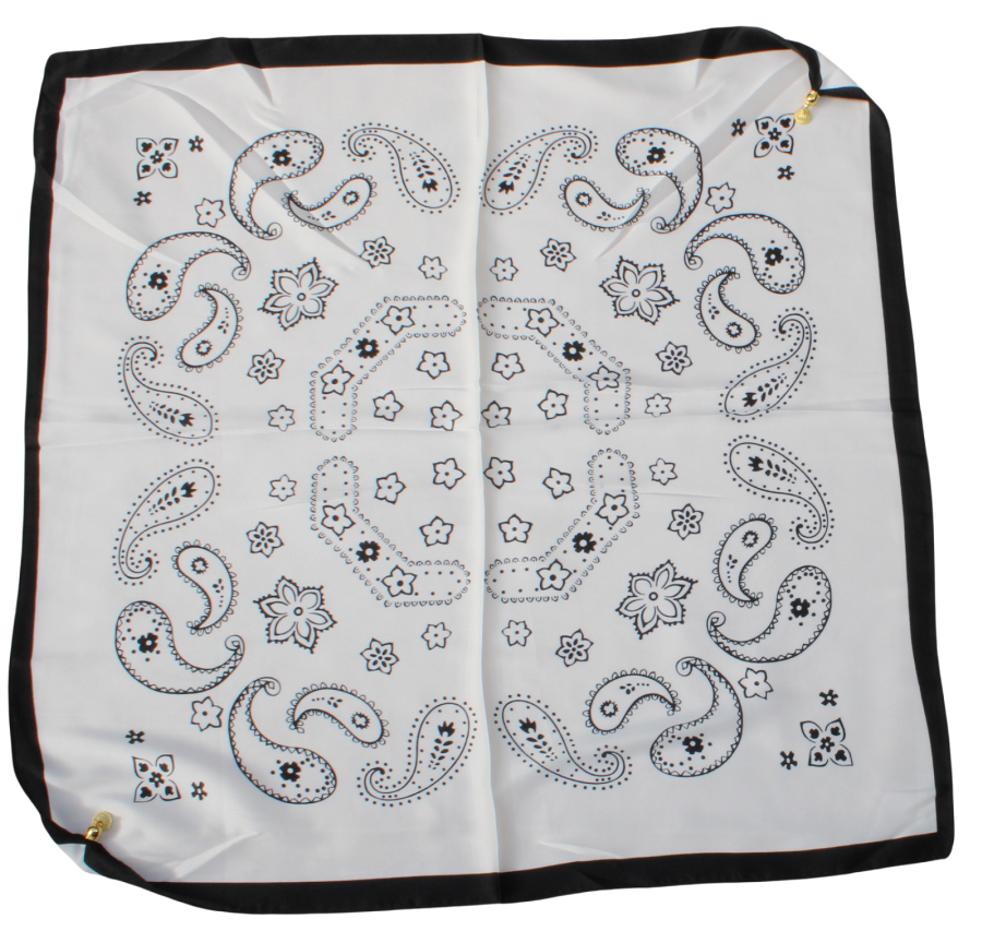 Šilkinė skarytė su magnetiniu užsegimu „Klasikiniai agurkai“ (Paisley), 68x68 cm s973 Šilkinė skarytė su magnetiniu užsegimu „Klasikiniai agurkai“ (Paisley), 68x68 cm s973