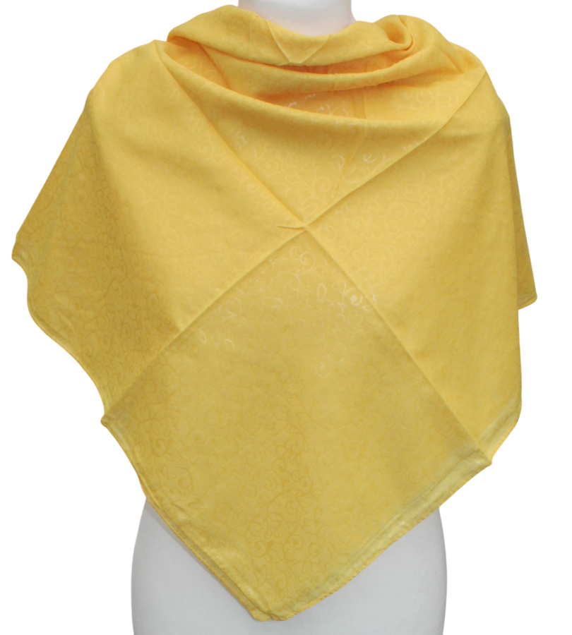 Plona geltona skara moterims