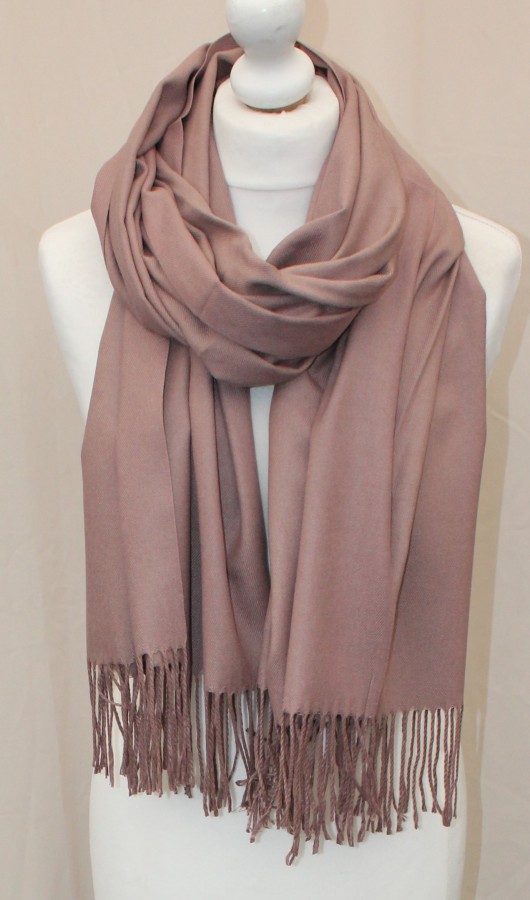 Violetinis vidutinio storumo šiltas  šalikas s872