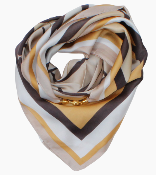 Skarytė su magnetiniu užsegimu „Auksinė rožė“ (68x68 cm) s957