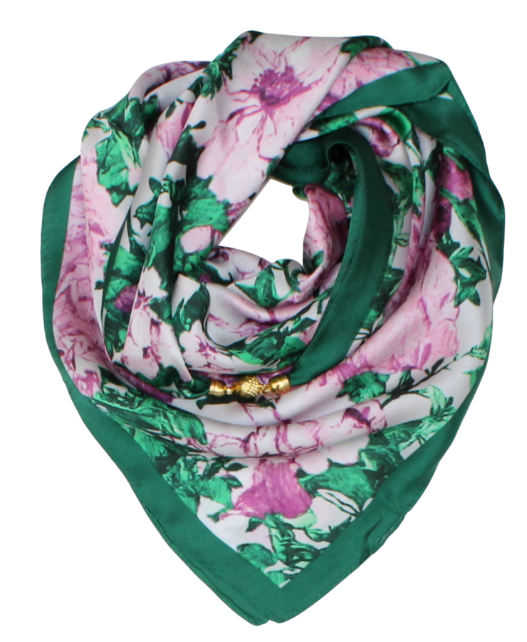 Skarelė su magnetiniu užsegimu žalia s804