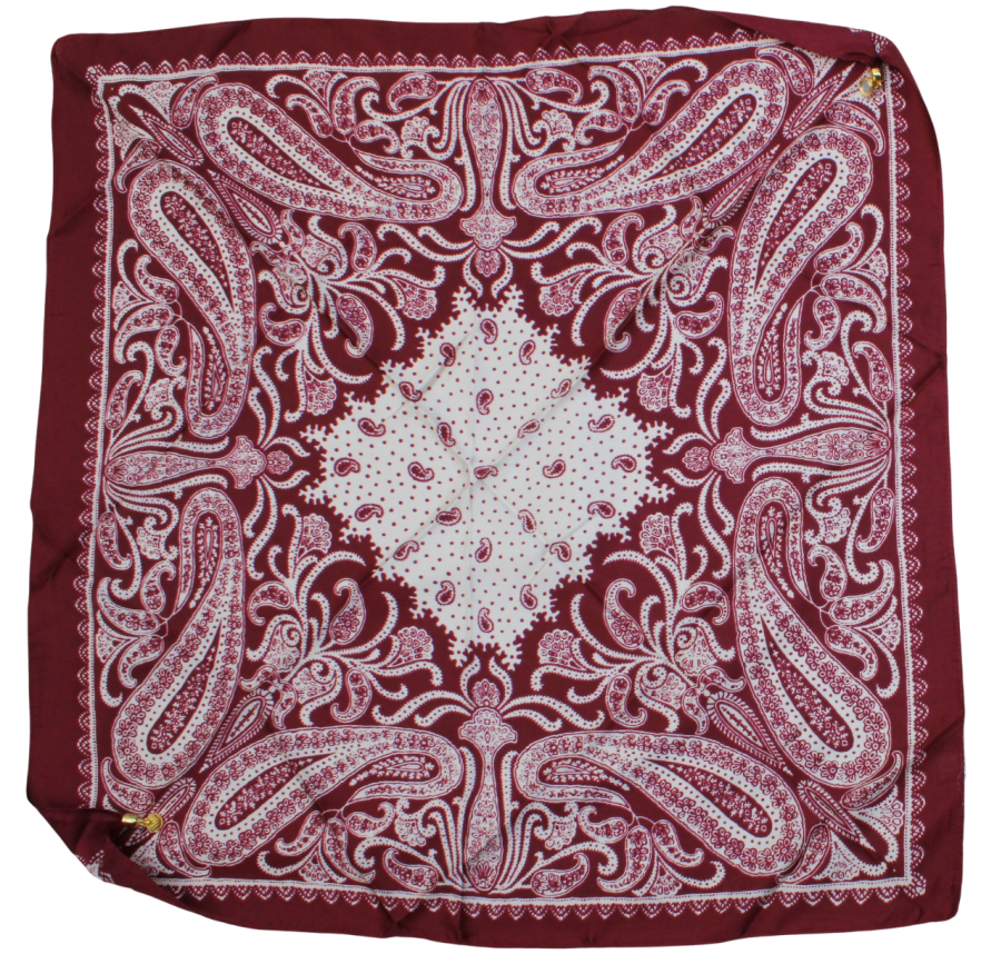 Skarelė su magnetiniu užsegimu „Burgundy“  s953