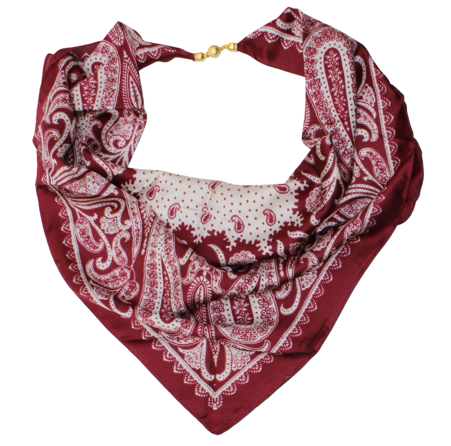 Skarelė su magnetiniu užsegimu „Burgundy“  s953