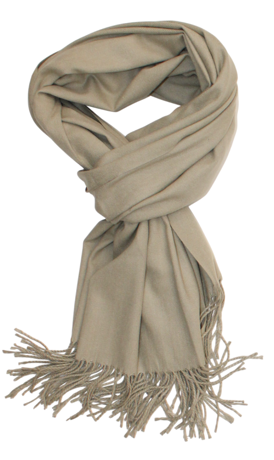 Šviesus samanų spalvos šiltas  šalikas s866