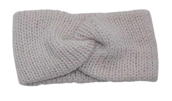 Plati šviesiai pilka megzta galvos juosta (GJ-plati-599)